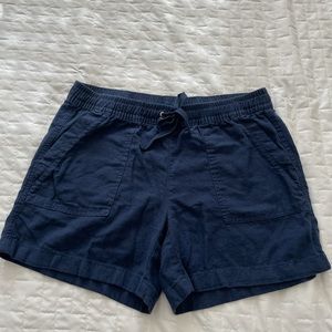 Ladies Nautical navy blue shorts. Size M